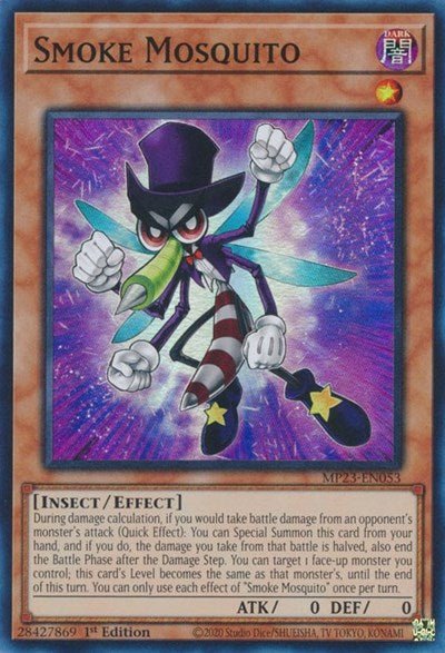 Smoke Mosquito (25th Anniversary Tin: Dueling Heroes Mega Pack) Light Play 1st Edition - Nick Nack's Full Frontal Attack