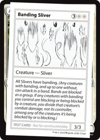 Banding Sliver (édition 2021) [Mystery Booster Playtest Cards] 