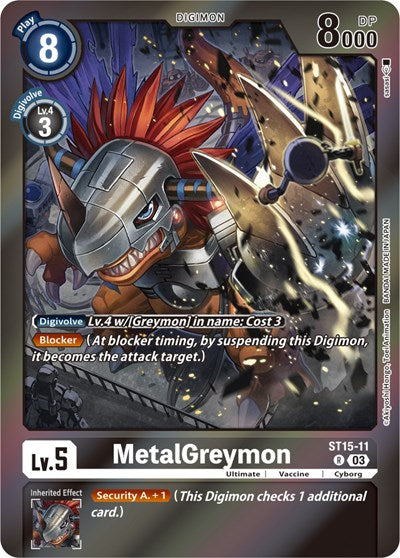 MetalGreymon (Gift Box 2023) (Starter Deck 15: Dragon of Courage) Near Mint Foil