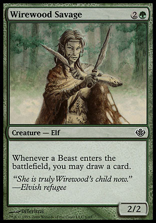 Wirewood Savage (Duel Decks: Garruk vs Liliana) Near Mint