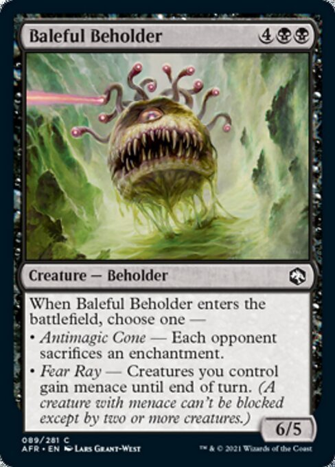 Baleful Beholder (Adventures in the Forgotten Realms) Near Mint - Nick Nack's Full Frontal Attack