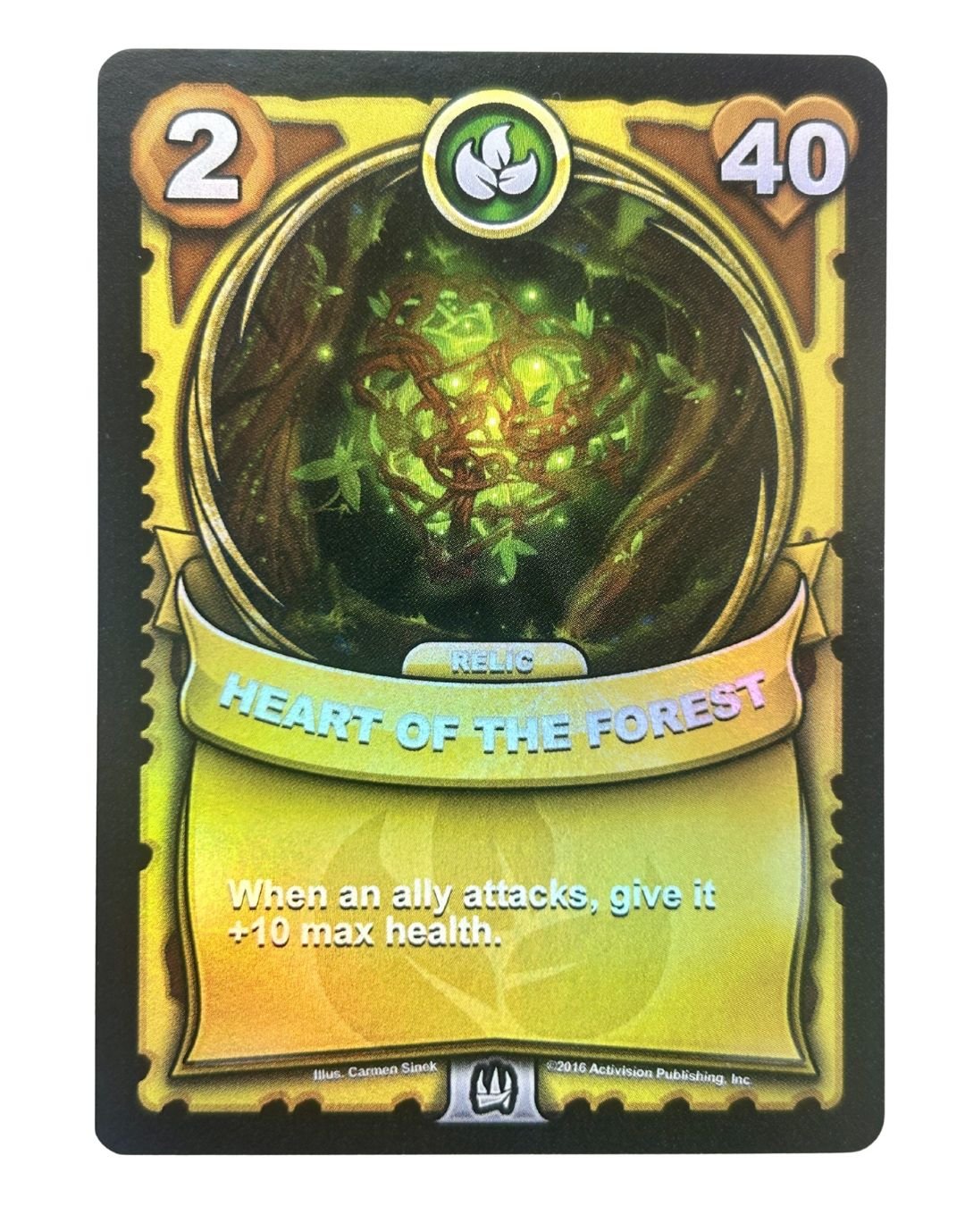 Heart of the Forest (Battlecast) (Gold Foil) - Nick Nack's Full Frontal Attack