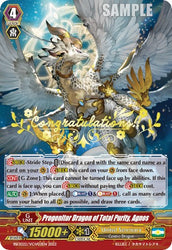 Progenitor Dragon of Total Purity, Agnos (Hot Stamped) (BSF2022/VGV03EN 2022) [Bushiroad Event Cards]