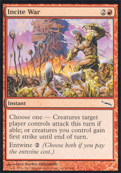 Incite War (Mirrodin) Light Play
