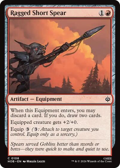 Ragged Short Spear (The Hobbit) Near Mint