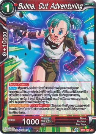 Bulma, Aventuras [BT10-012] 