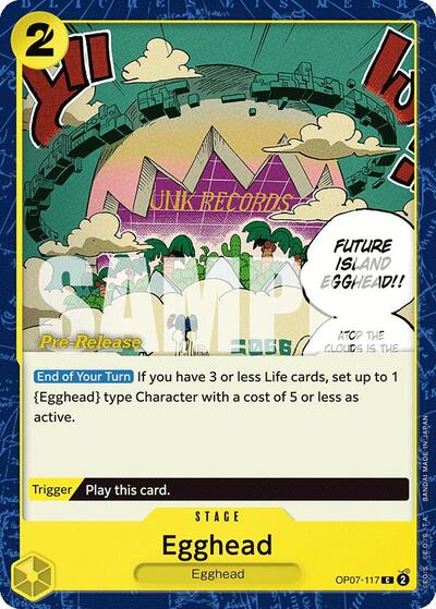 Egghead (500 Years in the Future Pre-Release Cards) Near Mint