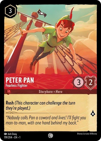 Peter Pan - Fearless Fighter (The First Chapter) Near Mint - Nick Nack's Full Frontal Attack