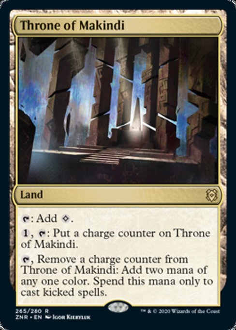 Throne of Makindi (Zendikar Rising) Near Mint - Nick Nack's Full Frontal Attack