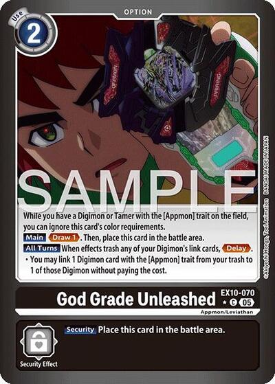 God Grade Unleashed (Limited Foil) (Sinister Order) Near Mint Foil