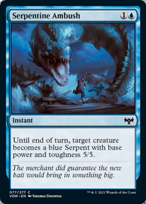Serpentine Ambush (Innistrad: Crimson Vow) Near Mint - Nick Nack's Full Frontal Attack