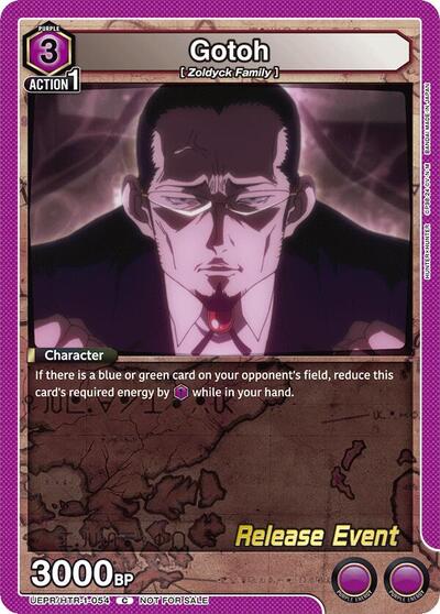 Gotoh (Hunter x Hunter Release Event Cards) Near Mint - Nick Nack's Full Frontal Attack