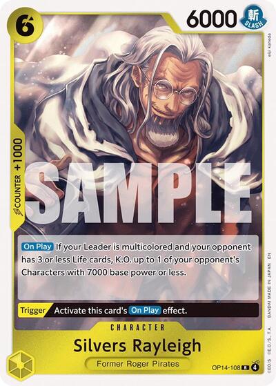 Silvers Rayleigh (The Azure Sea's Seven) Near Mint Foil - Nick Nack's Full Frontal Attack