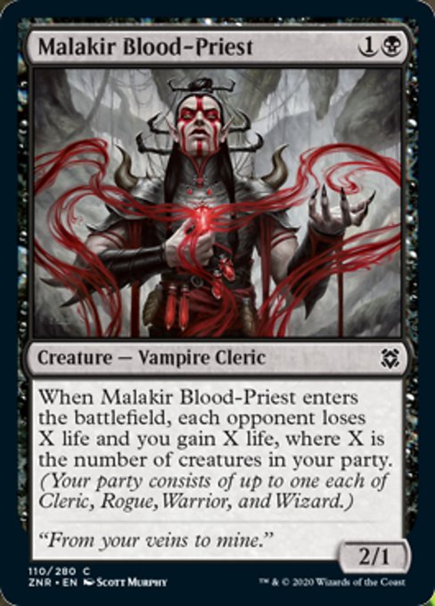 Malakir Blood-Priest (Zendikar Rising) Near Mint