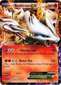 Reshiram EX - BW36 (Black and White Promos) Light Play Holofoil