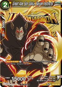 Great Ape Son Goku, Saiyan Instincts (DB1-064) [Cartes de promotion de tournoi] 