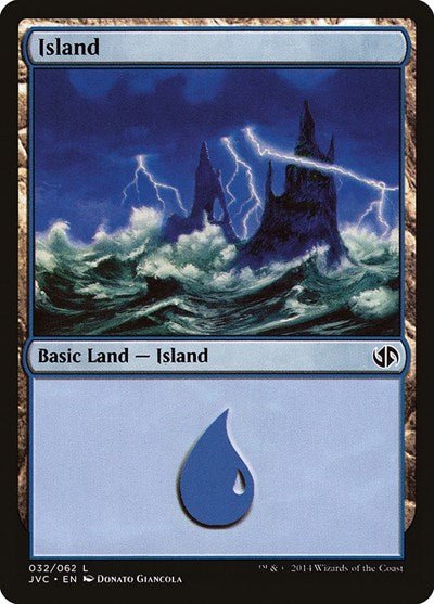 Island (32) (Jace vs. Chandra) (Duel Decks: Anthology) Near Mint - Nick Nack's Full Frontal Attack