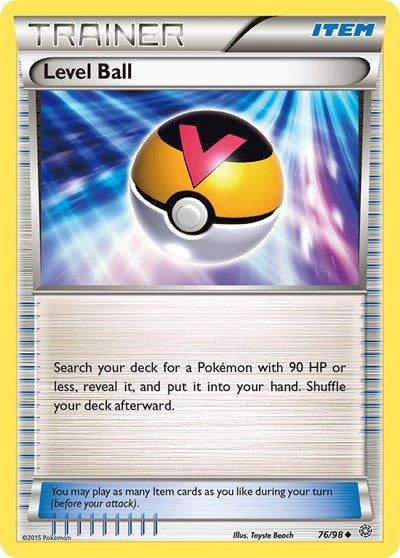 Level Ball (XY - Ancient Origins) Near Mint Reverse Holofoil