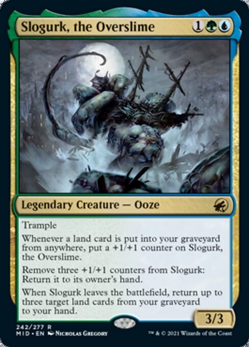 Slogurk, the Overslime (Innistrad: Midnight Hunt) Near Mint - Nick Nack's Full Frontal Attack