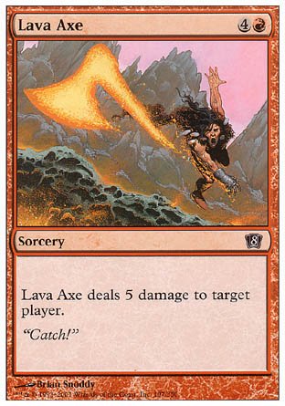 Lava Axe (8th Edition) Near Mint - Nick Nack's Full Frontal Attack