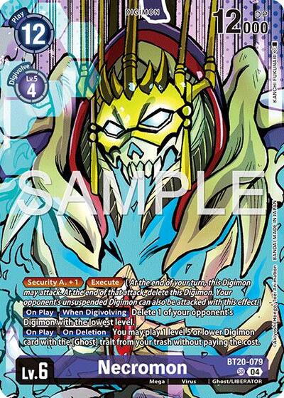 Necromon (Digimon Liberator Debuggers Set) (Release Special Booster 2.5) Near Mint Foil