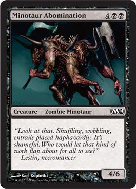 Minotaur Abomination (Magic 2014 Core Set) Near Mint - Nick Nack's Full Frontal Attack