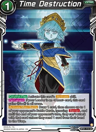 Time Destruction (Impact Beyond Dimensions) Near Mint Foil - Nick Nack's Full Frontal Attack