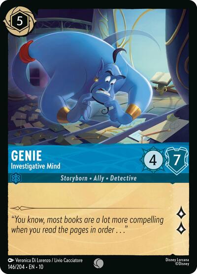 Genie - Investigative Mind (Whispers in the Well) Near Mint - Nick Nack's Full Frontal Attack