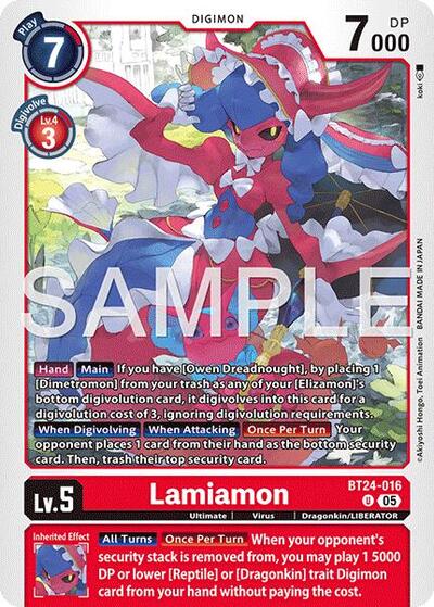 Lamiamon (Time Stranger) Near Mint - Nick Nack's Full Frontal Attack
