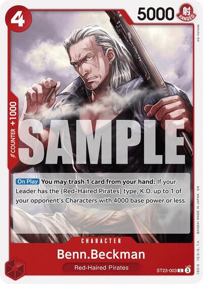 Benn.Beckman (Starter Deck 23: RED Shanks) Near Mint