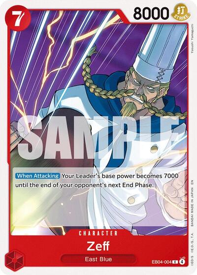 Zeff (Adventure on Kami's Island) Near Mint - Nick Nack's Full Frontal Attack