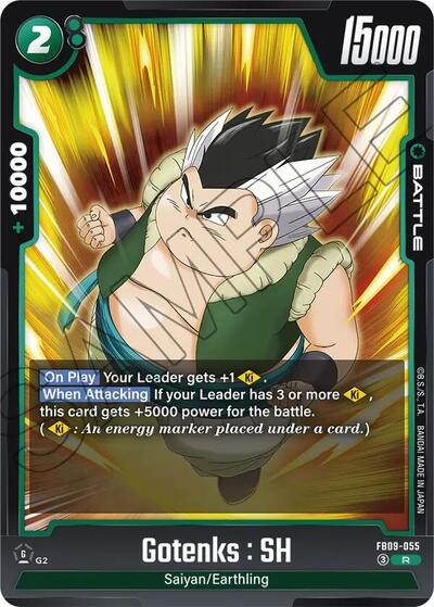 Gotenks : SH (Dual Evolution) Near Mint Holofoil - Nick Nack's Full Frontal Attack