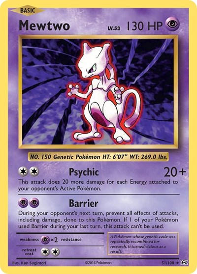 Mewtwo (XY - Evolutions) Near Mint