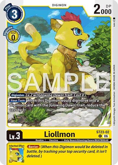 Liollmon (Starter Deck 23: Beatbreak) Near Mint