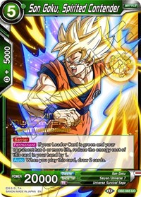 Son Goku, Spirited Contender (Divine Multiverse Draft Tournament) (DB2-065) [Cartes de promotion de tournoi] 