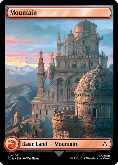 Mountain (0107) (Universes Beyond: Assassin's Creed) Near Mint - Nick Nack's Full Frontal Attack