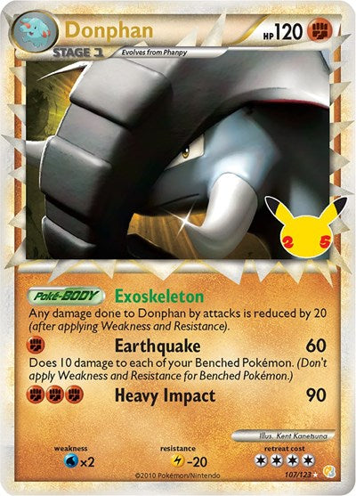 Donphan (Prime) (Celebrations: Classic Collection) Near Mint Holofoil