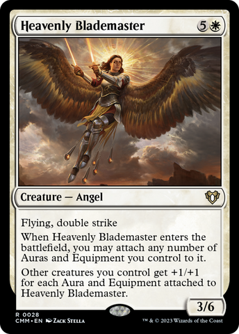 Heavenly Blademaster [Commander Masters]