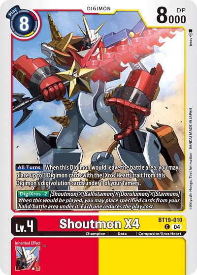 Shoutmon X4 (Release Special Booster 2.5) Medium Play
