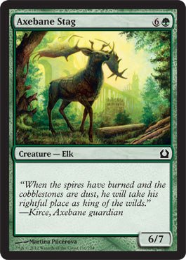Axebane Stag (Return to Ravnica) Near Mint - Nick Nack's Full Frontal Attack