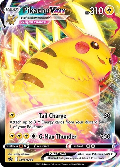 Pikachu VMAX - SWSH286 (SWSH: Sword & Shield Promo Cards) Near Mint Holofoil