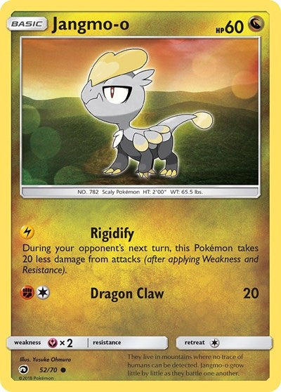 Jangmo-o (Dragon Majesty) Near Mint Reverse Holofoil