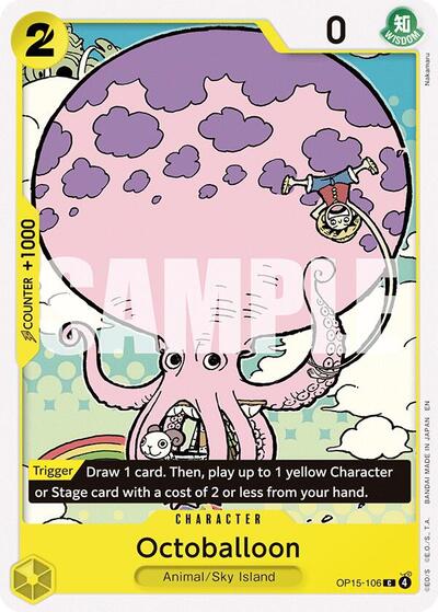 Octoballoon (Adventure on Kami's Island) Near Mint - Nick Nack's Full Frontal Attack
