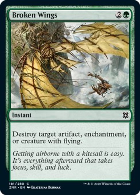 Broken Wings (Zendikar Rising) Near Mint - Nick Nack's Full Frontal Attack