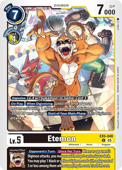 Etemon (Animal Colosseum) Near Mint