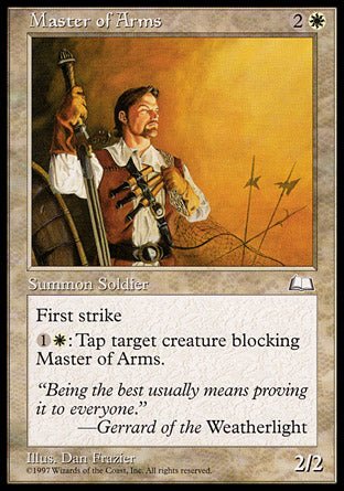 Master of Arms (Weatherlight) Light Play - Nick Nack's Full Frontal Attack