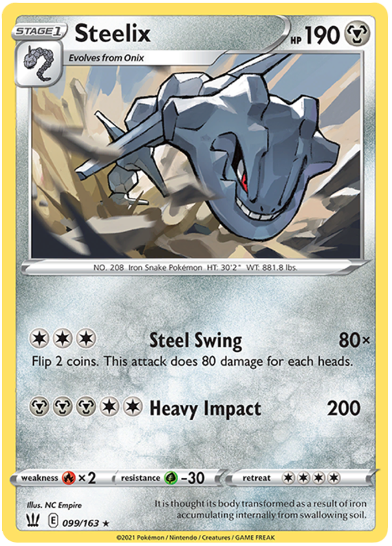 Steelix (099/163) [Épée et bouclier : styles de combat] 