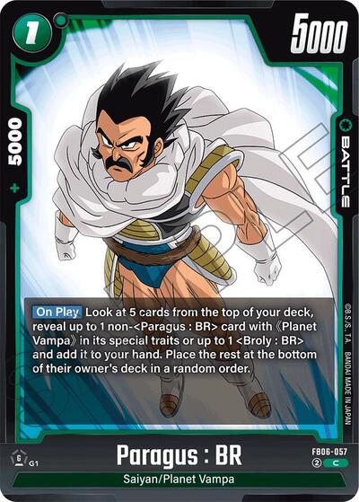 Paragus : BR FB06 - 057 (Rivals Clash) Near Mint - Nick Nack's Full Frontal Attack