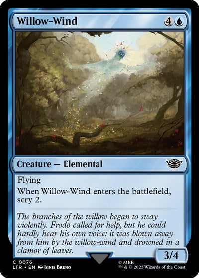 Willow-Wind (Universes Beyond: The Lord of the Rings: Tales of Middle-earth) Near Mint