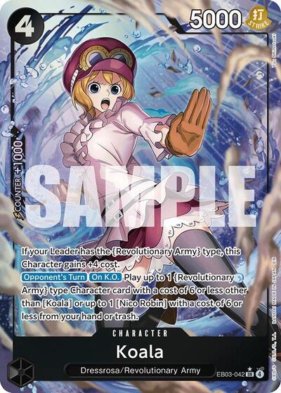 Koala (Alternate Art) (Extra Booster: One Piece Heroines Edition) Near Mint Foil